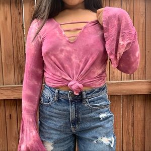 American Eagle Long-Sleeve Top